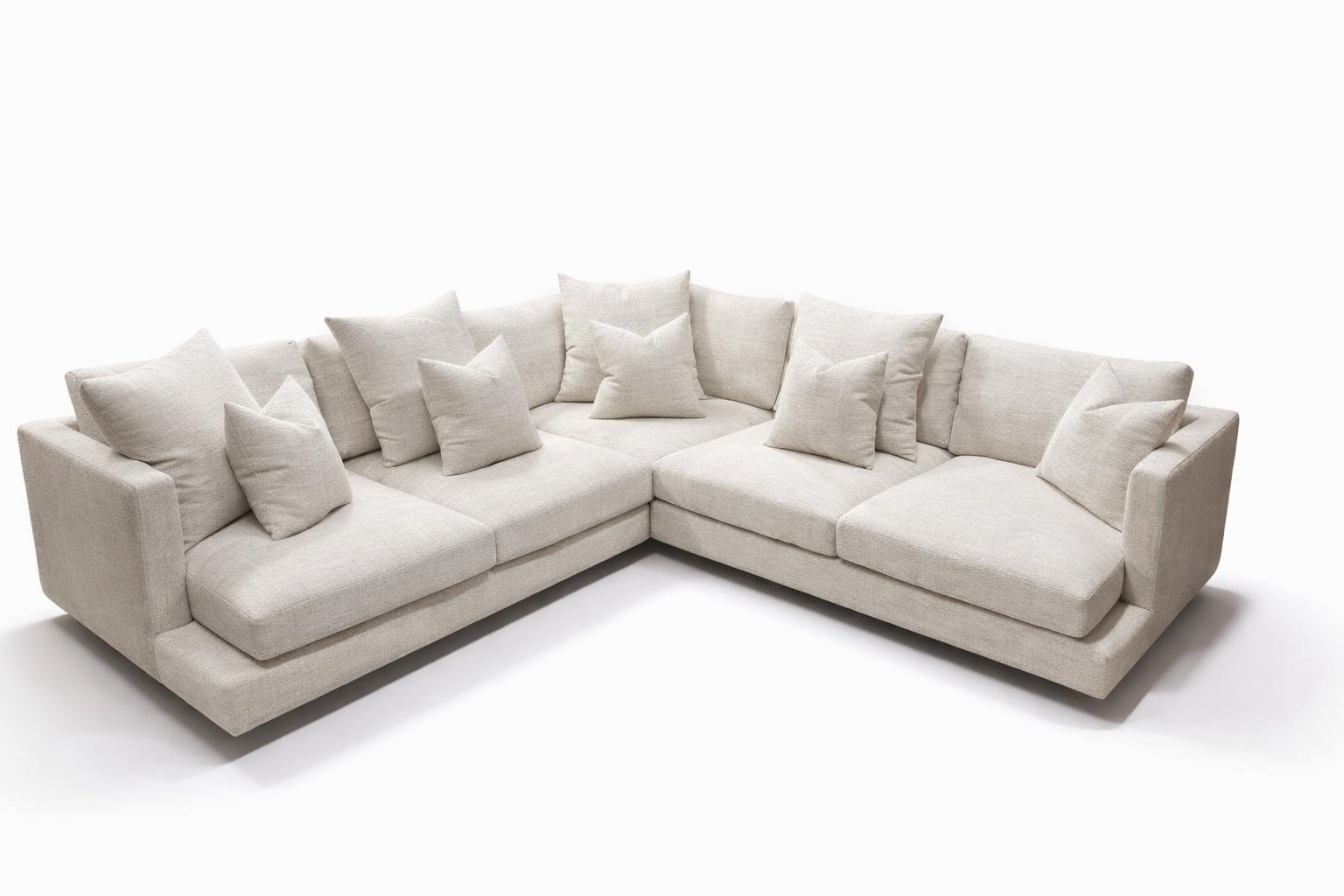 upholstered sofa studio minimal